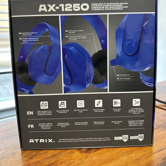 Atrix Ax-1250 Wireless Gaming Headset for PlayStation/Pc - Picture 5 of 5